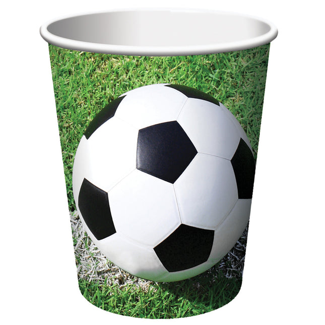 Kubki piłkarskie 256ml 8szt
