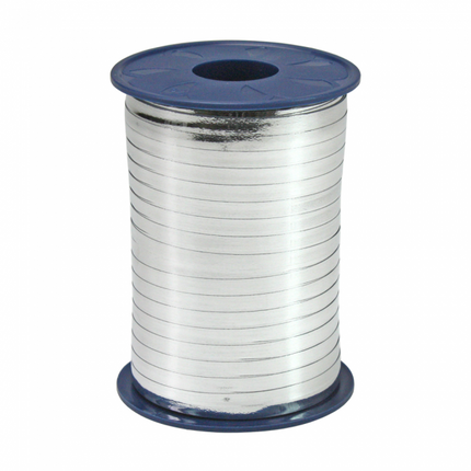 Srebrna wstążka metaliczna 5 mm 250 m