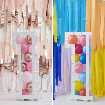 Balony białe Standard 1 Rok 81 cm