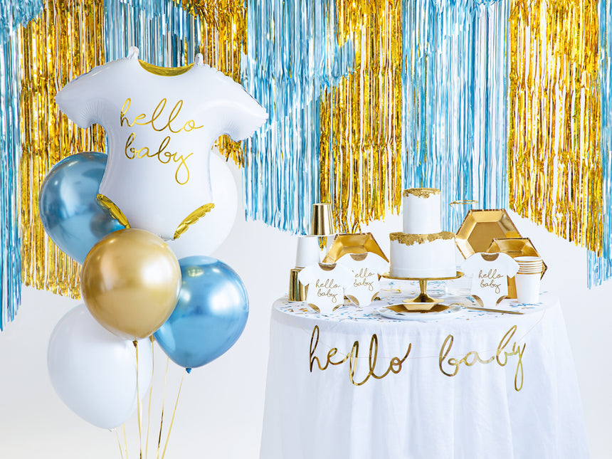 Girlanda urodzinowa Hello Baby Gold 70 cm