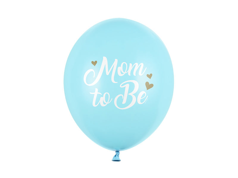 Balony Mamy Być Niebieskie 30cm 6szt