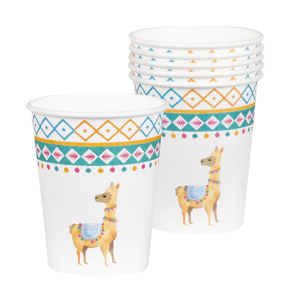 Kubki Llama 250ml 6szt