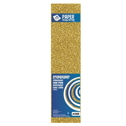 Papier krepowy złoty 50cm 1,5m