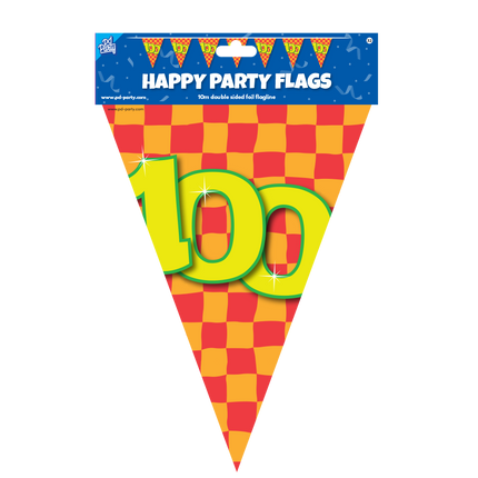 Flagline 100 Years Coloured 10m