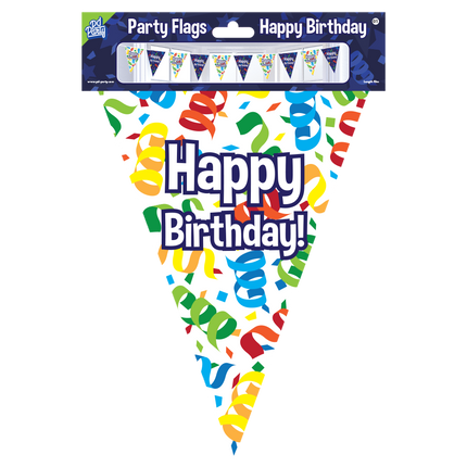 Linia flag Happy Birthday 10m