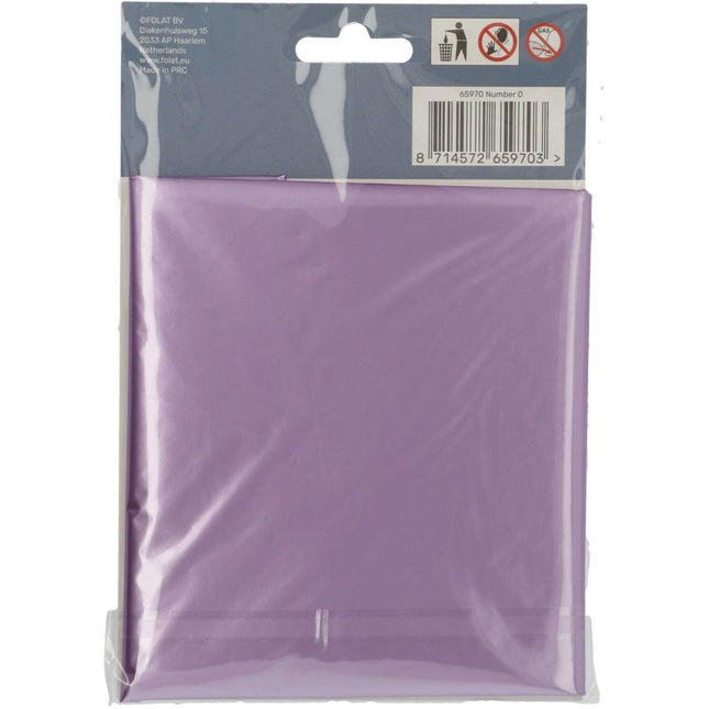 Balon foliowy Figura 0 Matt Purple XL 86cm pusty