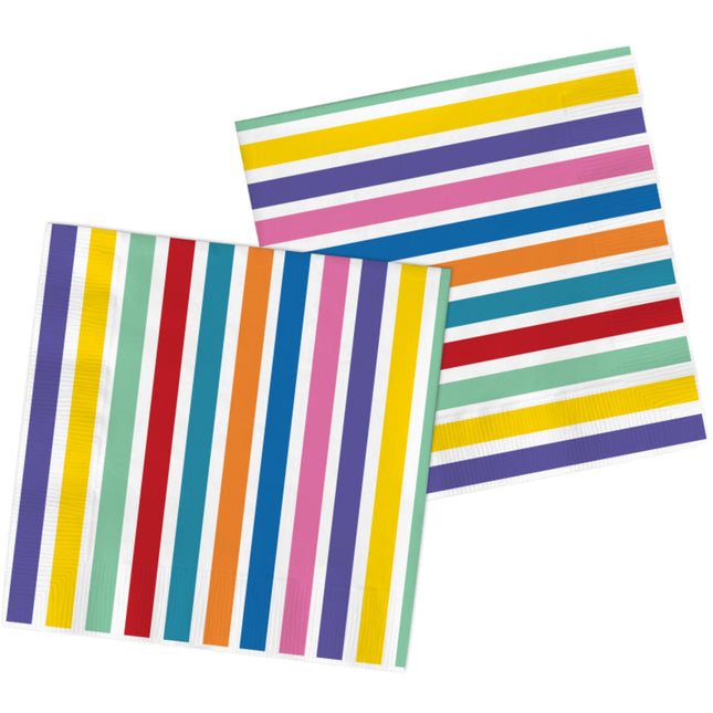 Serwetki Stripes 33cm 20szt