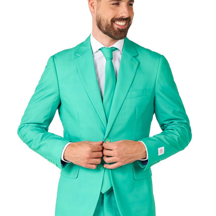 Turkusowy garnitur męski <tc>OppoSuits</tc>