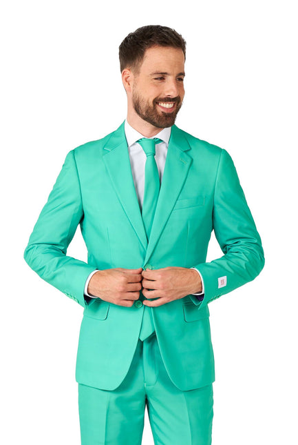Turkusowy garnitur męski <tc>OppoSuits</tc>