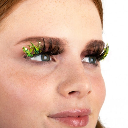 PXP Sztuczne Rzęsy Glitter UV Lime Barranquilla