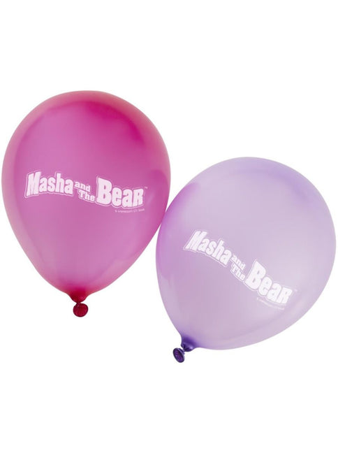 Balony lateksowe Masza i Niedźwiedź 30,5 cm 12 szt.