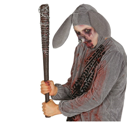 Halloweenowy kij baseballowy z kolcami 73 cm