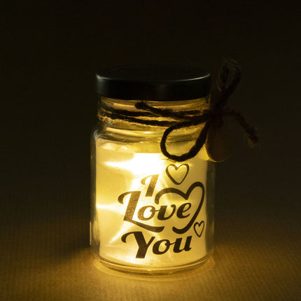 Lampa Atmosphere mała I love you 14cm