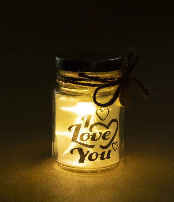 Lampa Atmosphere mała I love you 14cm