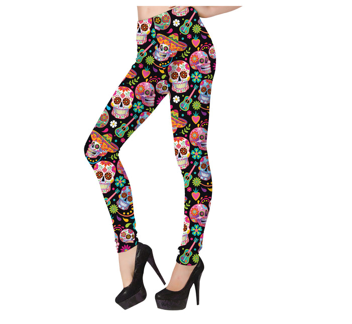 Legginsy Dia De Los Muertos