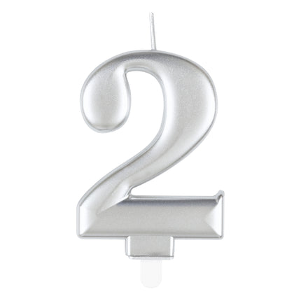 2-letnia srebrna świeca
