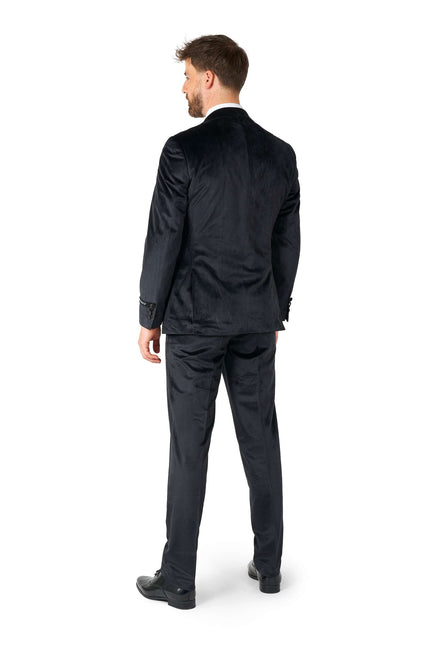 Czarny aksamitny smoking męski <tc>OppoSuits</tc>
