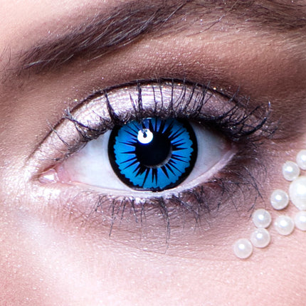 Soczewki kolorowe Angel Blue