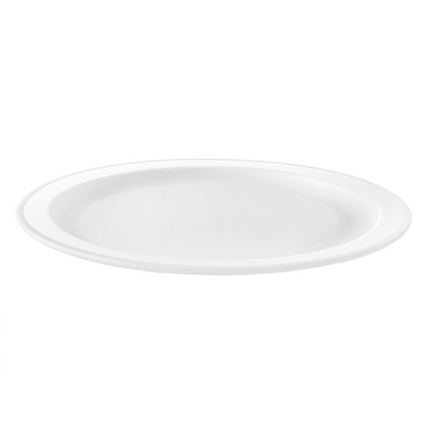 Białe talerze wielokrotnego użytku 27cm 6szt.