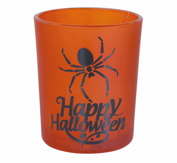 Pomarańczowe kubki na Halloween Wesołego Halloween