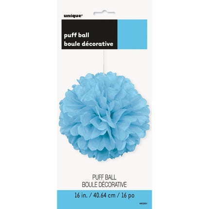 Pompon jasnoniebieski 40 cm