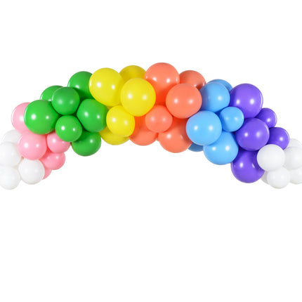 Domowy łuk balonowy Zestaw Rainbow 2m