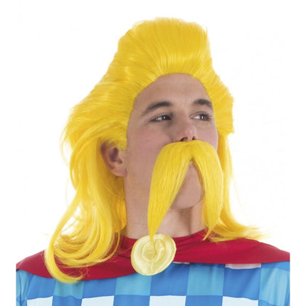 Zestaw brody i peruki Cacofonix Asterix