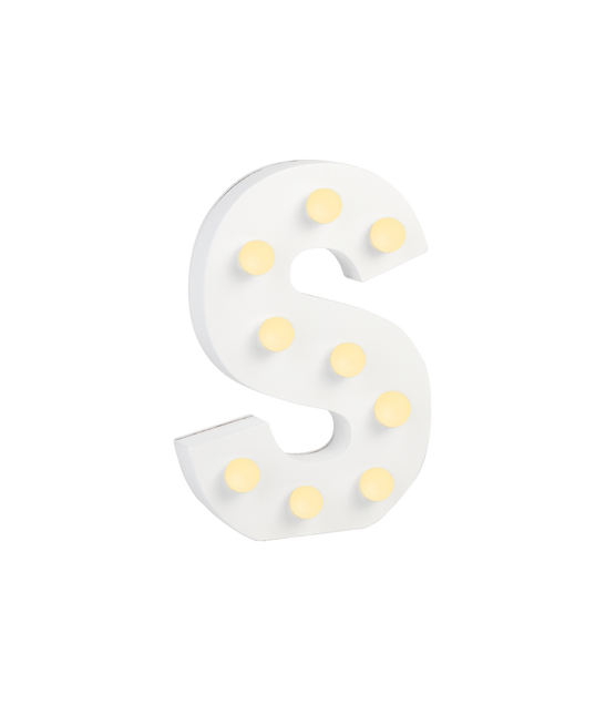 S Light Letter 16.5cm