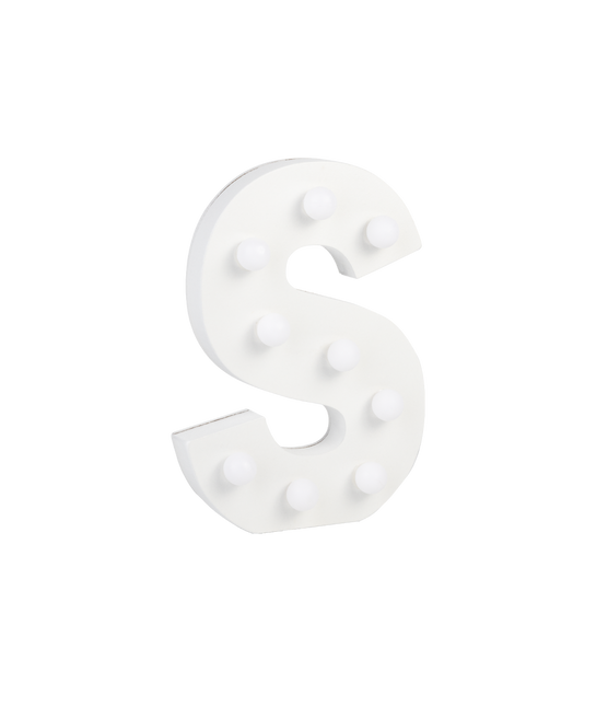 S Light Letter 16.5cm