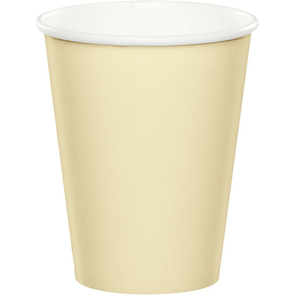 Kubki kość słoniowa 256ml 24szt