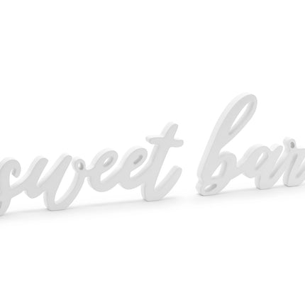Dekoracja stołu Sweet Bar White 37cm