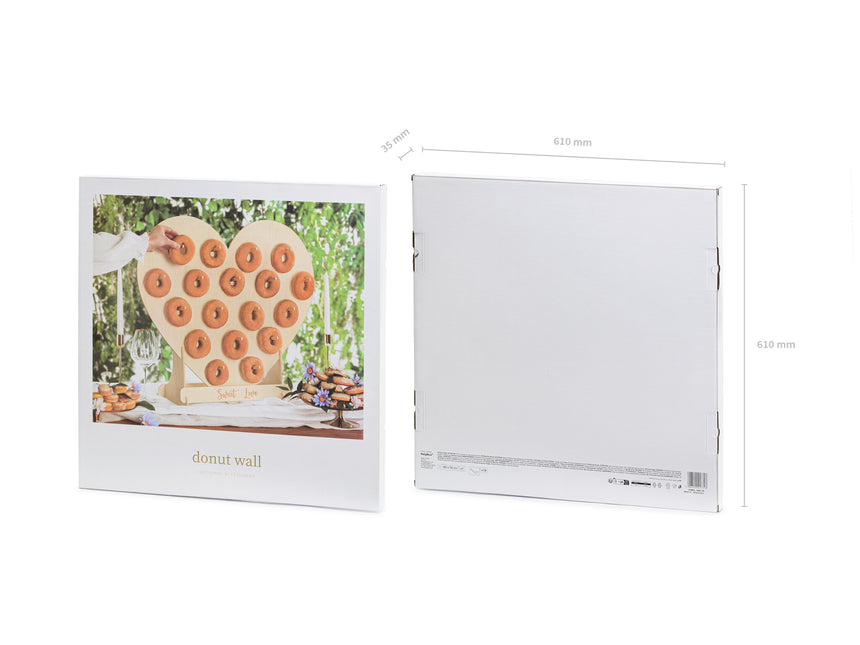 Donut Wall Wood 65x59cm