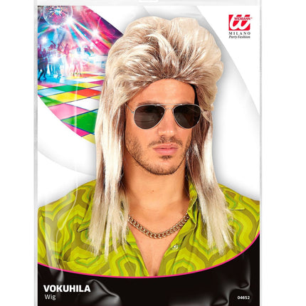 Peruka 80s Aso długi blond