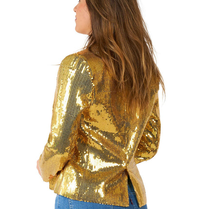 Paillet Gold Blazer Ladies <tc>Suitmeister</tc>
