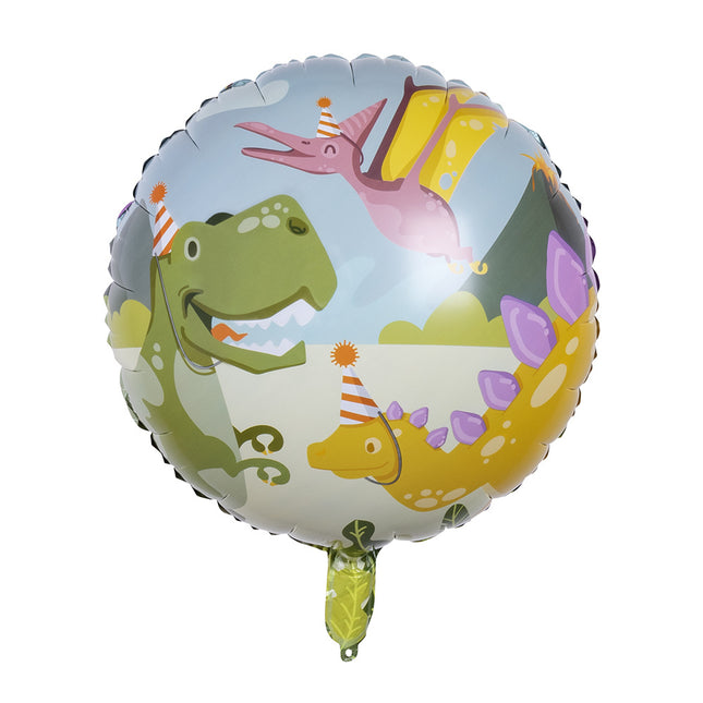 Balon helowy Dino 45 cm pusty
