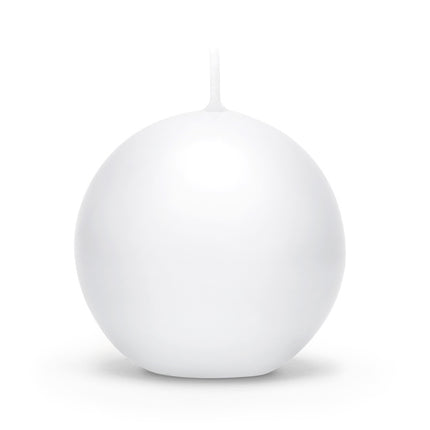 Świece kulkowe białe 6cm 10szt