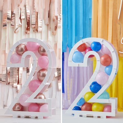 Balony białe Standard 2 lata 81 cm