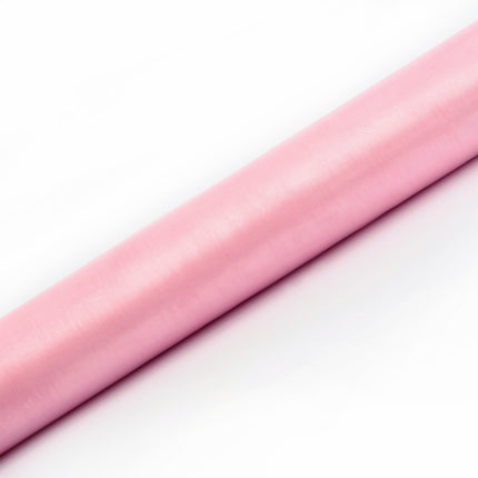 Jasnoróżowa tkanina z organzy 36cm 9m