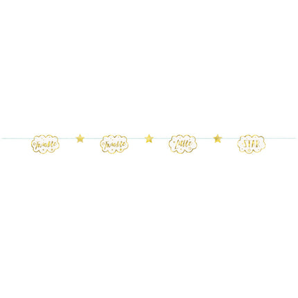 Girlanda Twinkle Twinkle Little Star Garland Gold 2,13 m