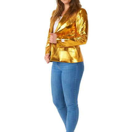 Złota marynarka damska <tc>OppoSuits</tc>