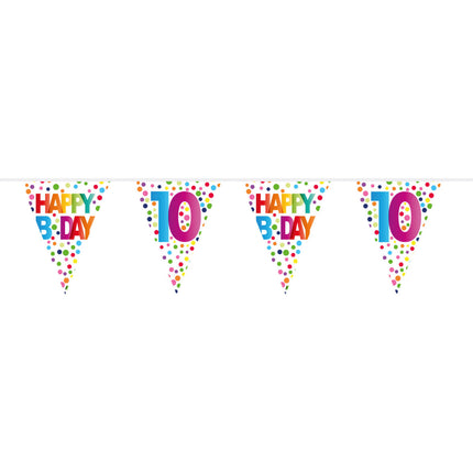 Girlandy 10 Years Dots 10m