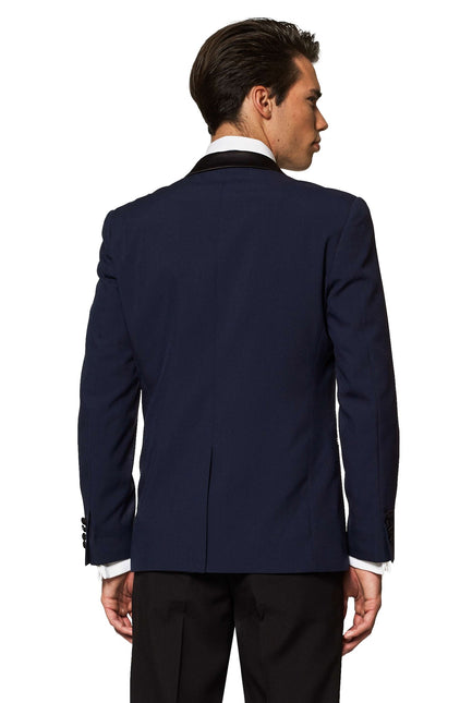 Ciemnoniebieski smoking męski <tc>OppoSuits</tc>