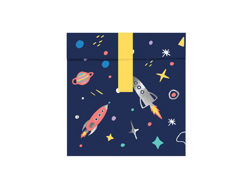 Torebki dzielone Space 14cm 6szt
