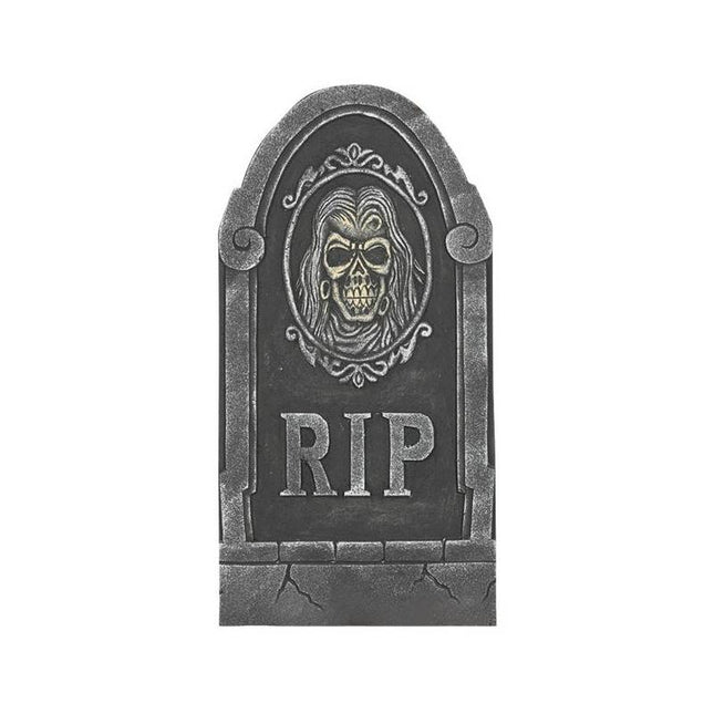 Halloweenowa czaszka nagrobna 65 cm