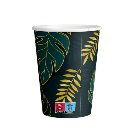 Kubki liściowe 250ml 8szt