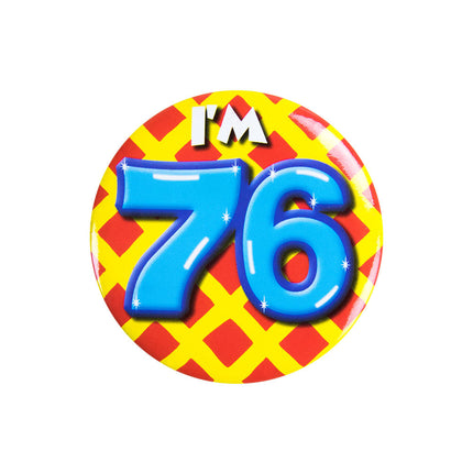 Mam 76 lat Guzik 76 lat 5,5 cm