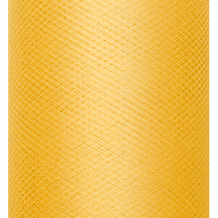 Żółty tiul sztywny 30cm 50m