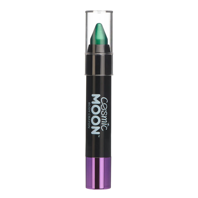 Metaliczne kredki do ciała Cosmic Moon Zielone 3.2g