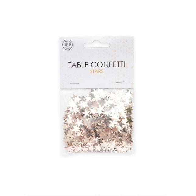 Konfetti na stół Star Rose Gold
