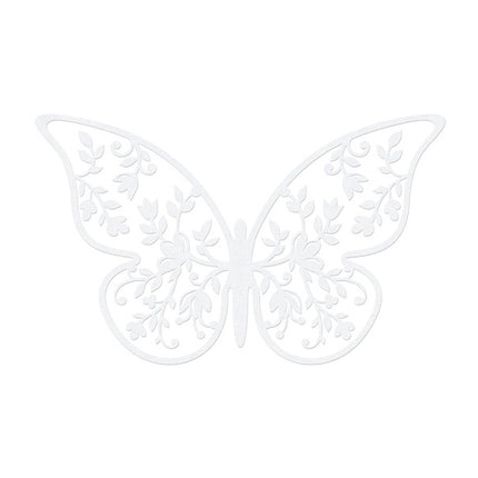 Dekoracja stołu Papierowy motyl 8cm 10szt